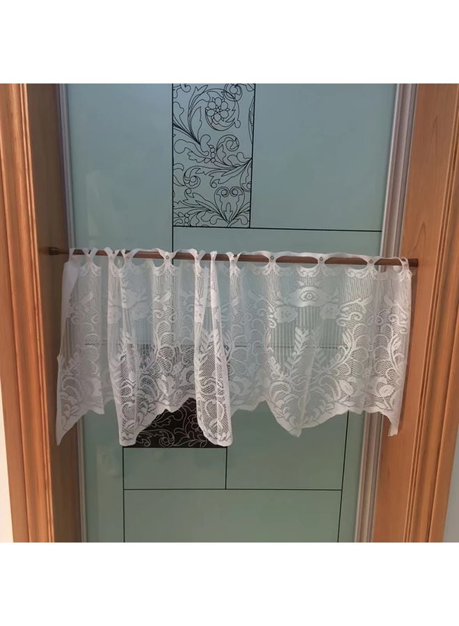Black Adjustable Tension Curtain Rod 55 90cm Multipurpose Shower Window Door Closet - Image 5